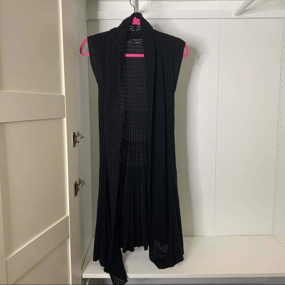 Cardigan BCBG MAX AZRIA - Noir, Laine/modal, Taille M - Neuf Avec étiquettes (NWT)